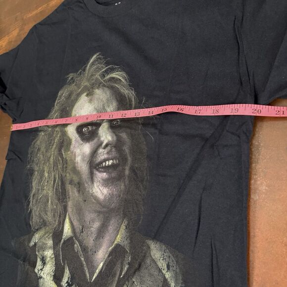 Halloween Beetlejuice CVLA T-Shirt Men's grunge graphic Tee Short Sleeve - Picture 5 of 6